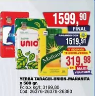Star - Yerba Taragui - Union - Mañanita