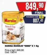 Marolio - Harina de Trigo "0000"
