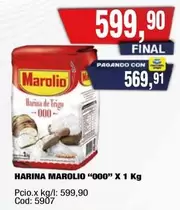 Marolio - Harina de Trigo "000"