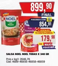 Noel - SALSA NOEL TODAS X 340 GR