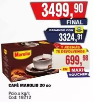 Marolio - CAFÉ MAROLIO 20 so