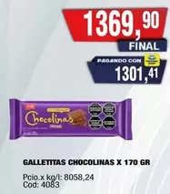chocolinas - GALLETITAS CHOCOLINAS