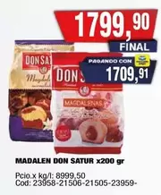 Don Satur - MADALEN DON SATUR