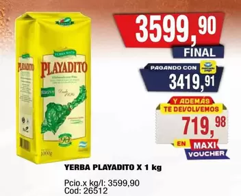 Playadito - YERBA PLAYADITO