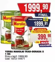 Marolio - YERBA MAROLIO TRAD-DORADA X 1 KG