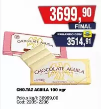 Aguila - CHO.TAZ AGUILA 100 xgr