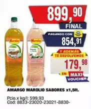 Marolio - AMARGO MAROLIO SABORES
