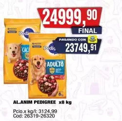 Pedigree - AL.ANIM PEDIGREE x8 kg