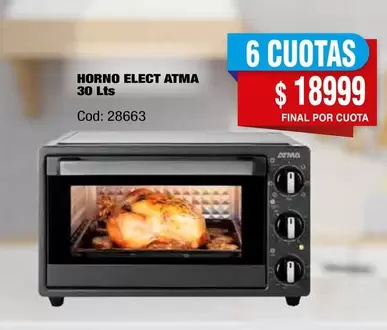 Atma - HORNO ELECT ATMA Cod: 28663