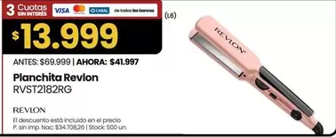 Revlon - Planchita RVST2182RG