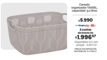 Coop - Canasto organizador TASSEL