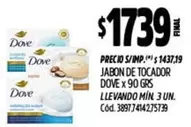 Dove - JABON DE TOCADOR X 90 GRS Cód. 3897,7414275739