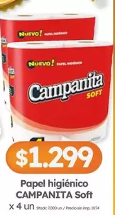 Campanita - Papel higi
uevoacute;nico