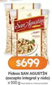 X$ - Fideos RIGATTI