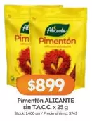 Alicante - Pimentón