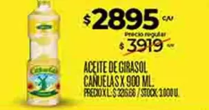 cañuelas - ACEITE DE GIRASOL