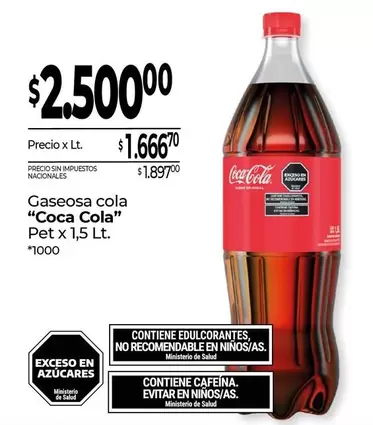 Coca cola - Gaseosa cola