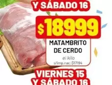 MATAMBRITO DE CERDO