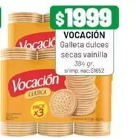 Galleta dulces secas vainilla