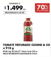 X$ - Tomate Triturado