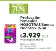 Nosotras - Protección femenina Buenas Noches