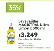 Magistral - Lavavajillas Ultra Limón