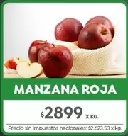 X$ - MANZANA ROJA