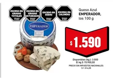 emperador - Queso Azul