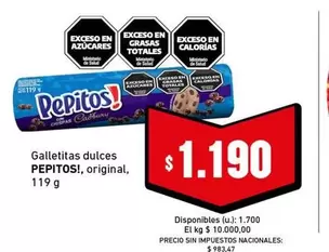Pepitos - Galletitas dulces