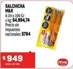 M&K - SALCHICHA