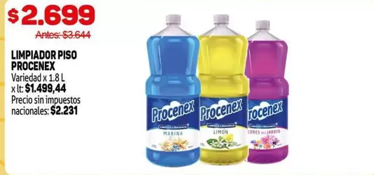 Procenex - LIMPIADOR PISO