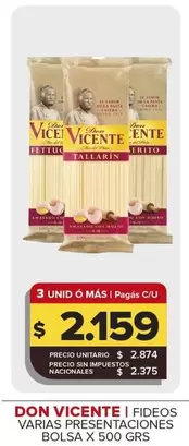 Don Vicente - Fideos