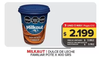 Milkaut - Dulce de Leche Familiar