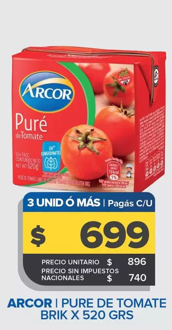 Arcor - PURE DE TOMATE