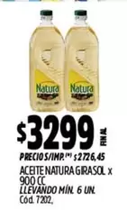 Natura - ACEITE NATURA GIRASOL