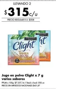 Clight - Jugo en polvo