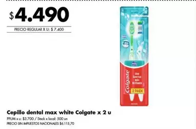 Colgate - Cepillo dental max white