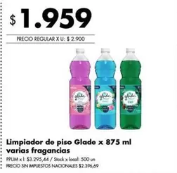 Glade - Limpiador de piso