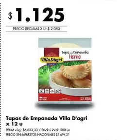 Villa D'agri - Tapas de Empanada