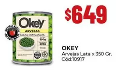 Okey - Arvejas Secas Remojadas