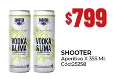 X$ - VODKA & LIMA Aperitivo X 355 Ml. Cód:25258
