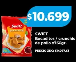 Swift - Bocaditos / crunchis de pollo