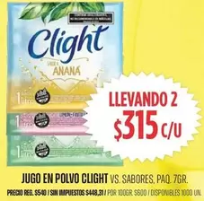 Clight - JUGO EN POLVO