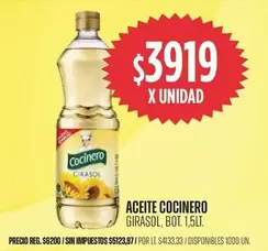 Cocinero - ACEITE GIRASOL