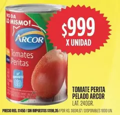 Arcor - Tomates Peritas Pelados