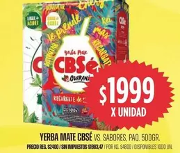 CBSE - YERBA MATE
