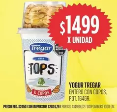 Tregar - TOPS ENTERO CON COPOS