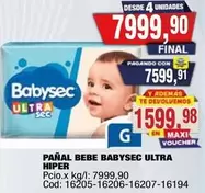 Babysec - PAÑAL BEBE ULTRA