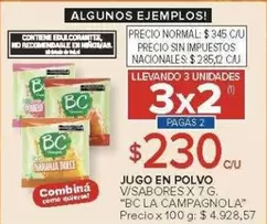BC - Jugo en polvo