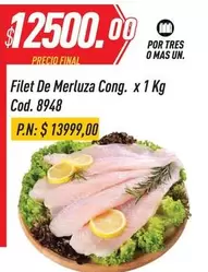 Mas - Filet De Merluza Cong. Cod. 8948